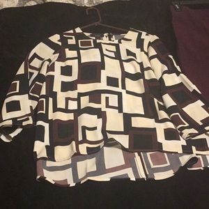 Multi color pants suit